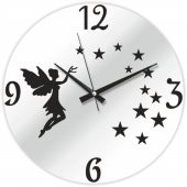 Aynalı Peri Kızı Duvar Saati - 1