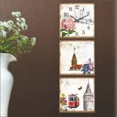 Mdf Nostaljik Manzara Tablo Duvar Saati thumbnail 3
