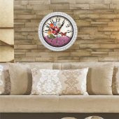 Çatlatma Boyalı Retro Duvar Saati thumbnail 2