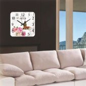 Kız Kulesi Desenli Bombe Camlı Duvar Saati thumbnail 2