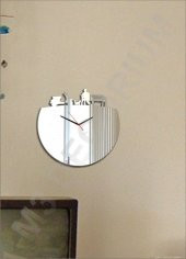 M3 Decorium Nostaljik Hediye Ayna Saat thumbnail 2