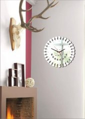 Allah(C.C) Lafsı Dekoratif Kalın Akrilik Sessiz Kayar Ayna Saat - 3