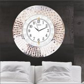 Dekor Parça Aynalı Duvar Saati - 3