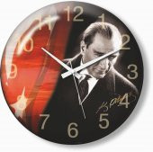 Atatürk Ve Bayrak Duvar Saaati - 1