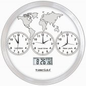Dijital Göstergeli 3lü Dünya Saati - 1
