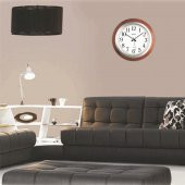 Ahşap Görünümlü Okunaklı Duvar Saati - 2