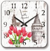 Laleler Duvar Saati thumbnail 1
