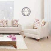 Gümüş Çerçeve Duvar Saati - 2