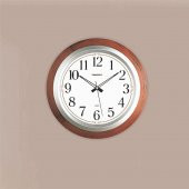 Ahşap Görünümlü Okunaklı Duvar Saati - 3