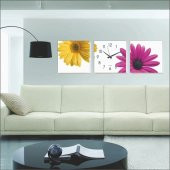 Papatya Kanvas Tablo Duvar Saati - 2