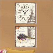 Galata Kulesi KanvasTablo Duvar Saati thumbnail 3