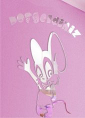 Mickey Miki Miky Mouse Sevimli Fare Hoşgeldiniz Yazılı Dekoratif Kapı Duvar Oda Aynası - 1