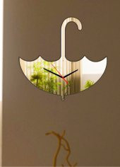 M3 Decorium Şemsiye Saat Dekoratif Ayna - 1