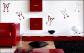 M3 Decorium Kuyruklu Kelebekler Dekoratif Ayna - 1