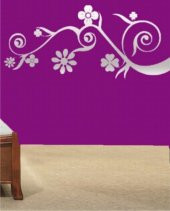 M3 Decorium Çiçek Dal Dekoratif Ayna - 1