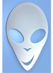 M3 Decorium Alien Uzaylı Dekoratif Ayna - 1