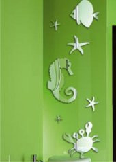 M3 Decorium Deniz Canlıları Dekoratif Ayna - 1