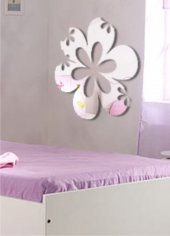 M3 Decorium Çiçek Dekoratif Ayna - 1