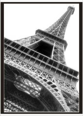 70x100cm Siyah Beyaz Eyfel Kulesi Poster - 1