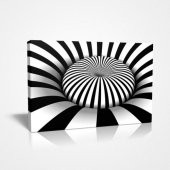 30x45cm Zebra Desen Ağır Sağlam Net Görsel Baskılı Canvas Tablo - 1