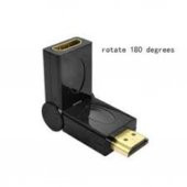 Hdmı L Aparat-Hdmı 180 Derece Dirsek Adaptör Hdmı Erkek Dişi - 4