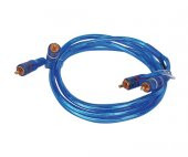 2 Rca 2 Rca 1.6 Metre Mavi Şeffaf Kablo - 1
