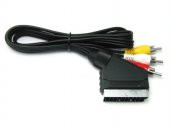 Scart Tan 3Rca 1 Metre Kablo - 1