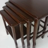 Gürgen Ayak Zigon - Ahşap Sehpa - Zigon Sehpa - Çay Sehpası - 4 lü Sehpa - Yan Sehpa thumbnail 4