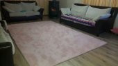 Nur Home Pudra Kabartmalı Kare Küp Lastikli Halı Örtüsü - 2