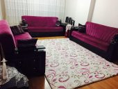 Nur Home Pembe Sarmaşık Modeli Lastikli Halı Örtüsü - 5