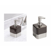 16372ES SIVI SABUNLUK KAKAO KAHVE RENKLİ PORSELEN 8X8X13CM 200ML - 3