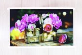 CAMLI 4 LÜ ZİGON SEHPA  (çiçek sepeti) - 4
