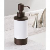 85347ES SIVI SABUNLUK AHSAP TASARIMLI AKRİLİK 7X7X21CM 325ML - 1