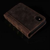 Wachikopa Apple iPhone X / XS Hakiki Deri Kılıf Book Case Oud Koy - 2