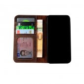 Wachikopa Apple iPhone X / XS Hakiki Deri Kılıf Book Case Oud Koy - 8