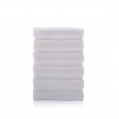 LY-J46B SERAMİK DİŞ FIRÇALIK KARE ÇİZGİLİ MODEL 8X6X11CM - 3