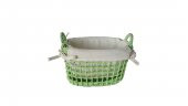 DL-17018AC-S HASIR SEPET OVAL ŞEKİLLİ 23X13X12CM 4 LİTRE - 1