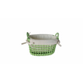 DL-17018AC-S HASIR SEPET OVAL ŞEKİLLİ 23X13X12CM 4 LİTRE - 4