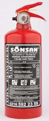 SÖNSAN KURU KİMYEVİ TOZLU YANGIN SÖNDÜRME CİHAZI 1 Kg. - 1