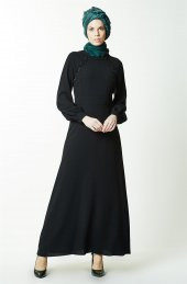 Armine Abiye Elbise-Siyah 7K9423-01 - 2