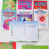 2-SINIF MEGA SET (DİKKAT - ZEKA - HAFIZA - DÜŞÜNME BECERİLERİ - ORİGAMİ -TANGRAM - HIZLI OKUMA SETİ İLK VE SON TEST) - 3