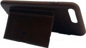 Sunix Apple iPhone 7 Plus Gerçek Deri Cüzdanlı Air Jacket Stand Kılıf - 4