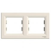 Schneider Asfora Krem İkili Çerçeve Eph5800223 - 1