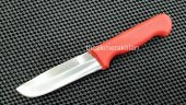 AKÇELİK YÜZME BIÇAĞI-KIRMIZI SAP-22CM-2MM ÇELİK - 1