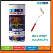 ISONEM LIQUID GLASS (SIVI CAM) ŞEFFAF ZEMİN SU YALITIMI 4 KG SET - 1