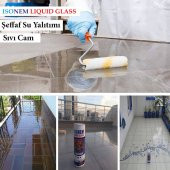 ISONEM LIQUID GLASS (SIVI CAM) ŞEFFAF ZEMİN SU YALITIMI 4 KG SET - 5