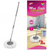 Döner Başlıklı Sap - Yedek Sap + Mop - 2 li Set - 1