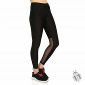 Vb Butik Spor Yoga Pilates Tayt Fileli Tül Detaylı Sporcu Taytı - 3