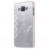 FitCase Samsung Galaxy A7 (A700) Metal TPU Arka Kapak Füme - 1