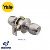 Yale Topuzlu Kilit Banyo & Wc Tipi Mat Saten - 1
